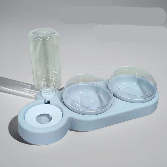Automatic Triple Bowl Pet Feeder and Water Dispenser
