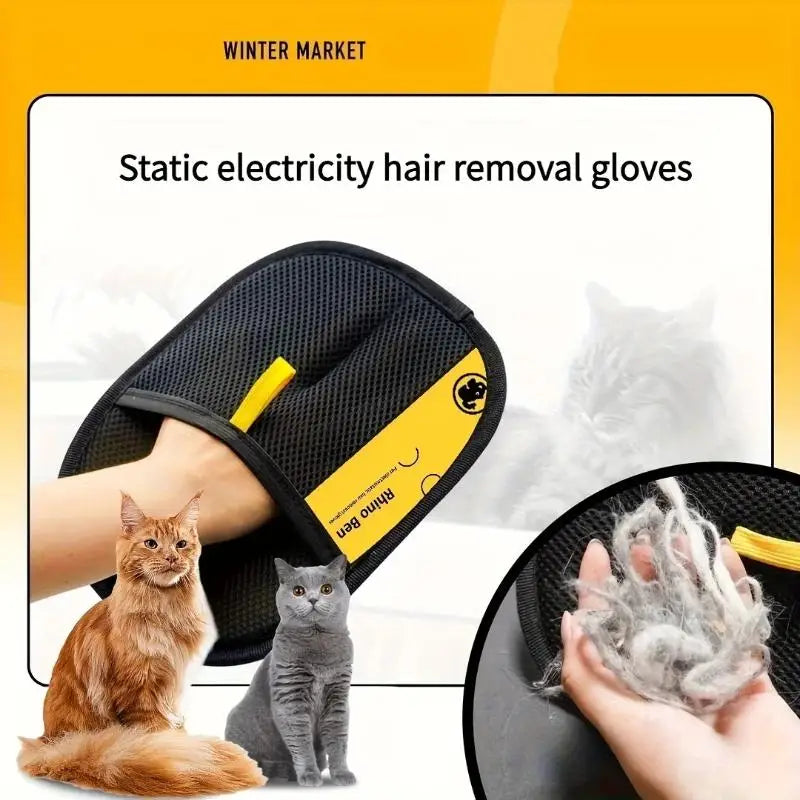 Upgraded Large Pet Hair Removal Gloves