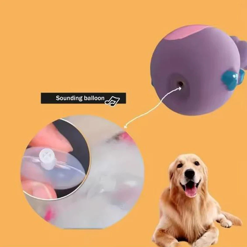 Latex Squeaky Cartoon Animal Dog Toy