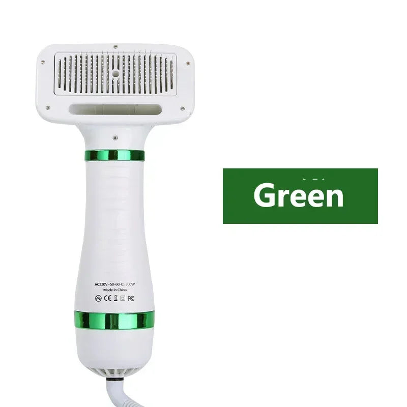 2-in-1 Pet Hair Dryer and Grooming Brush