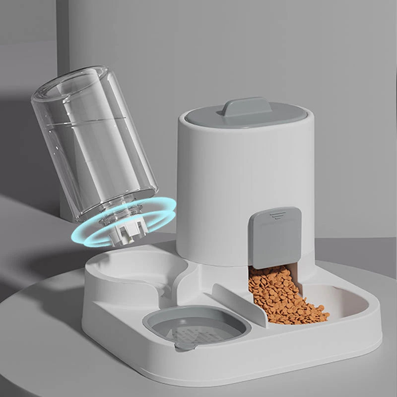 Large Capacity Two-in-One Pet Feeding and Water Bowl