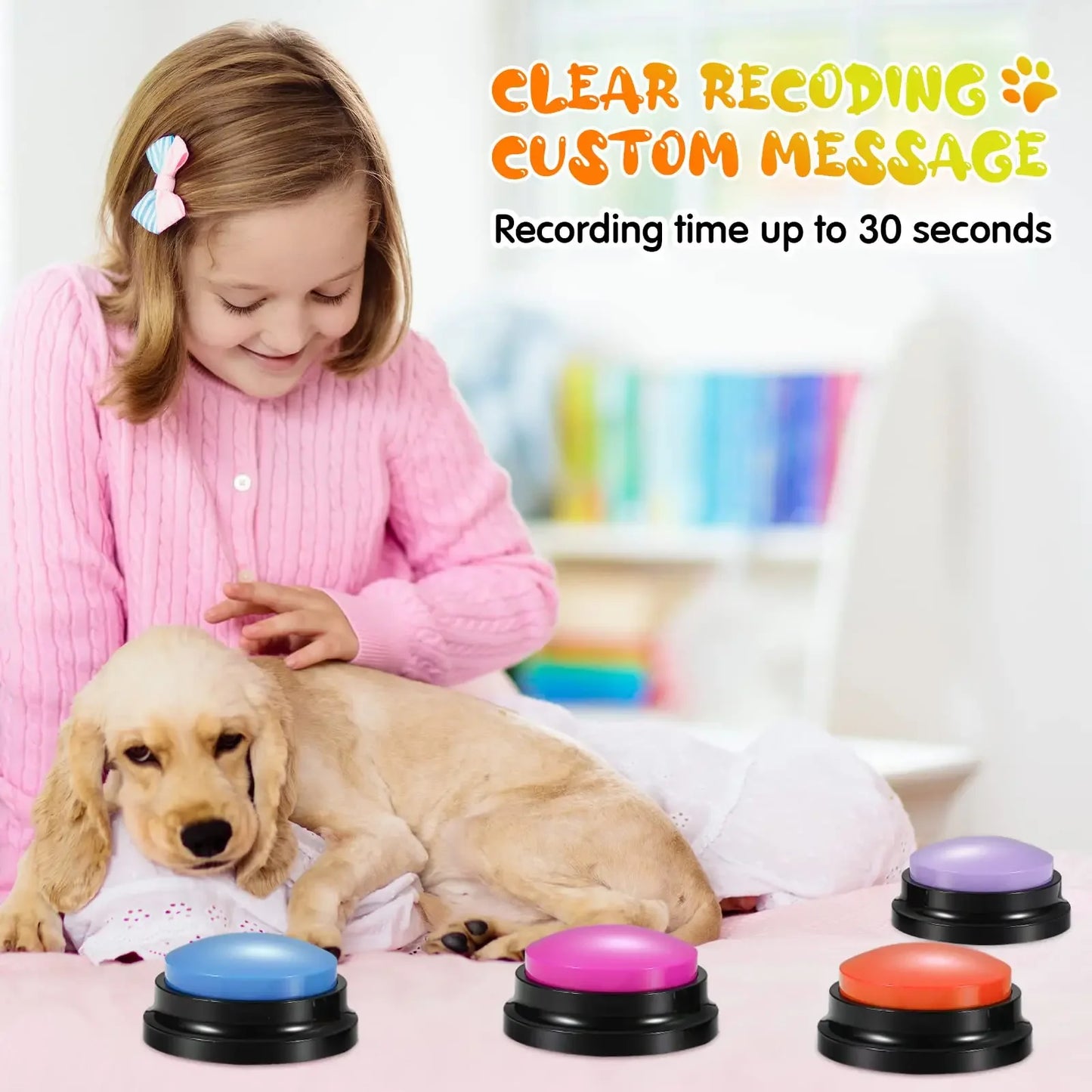 Recordable Dog Communication Training Buttons