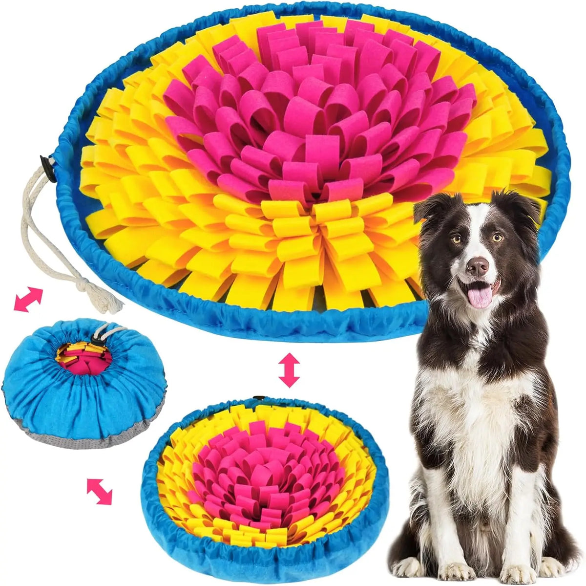 Interactive Dog Snuffle Mat for Foraging and Boredom