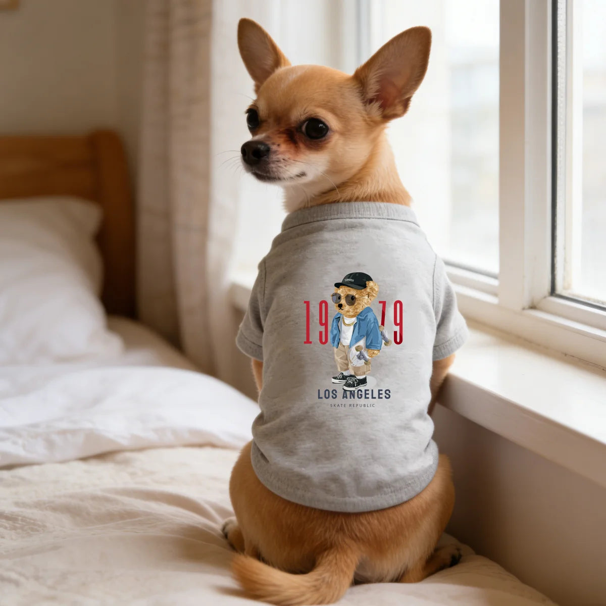 Printed Soft Breathable Pet Short Sleeve T-Shirt
