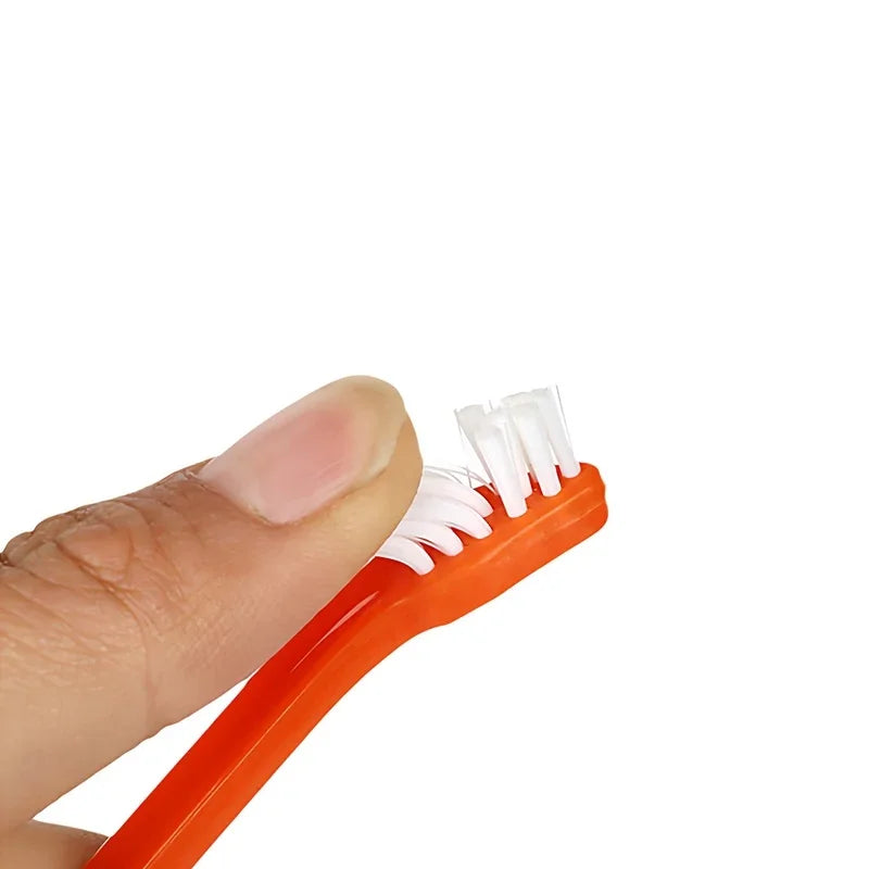 Soft Bristle Single Head Pet Toothbrush for Cats and Dogs
