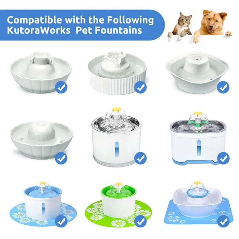 LED Replacement Pet Water Fountain Pump