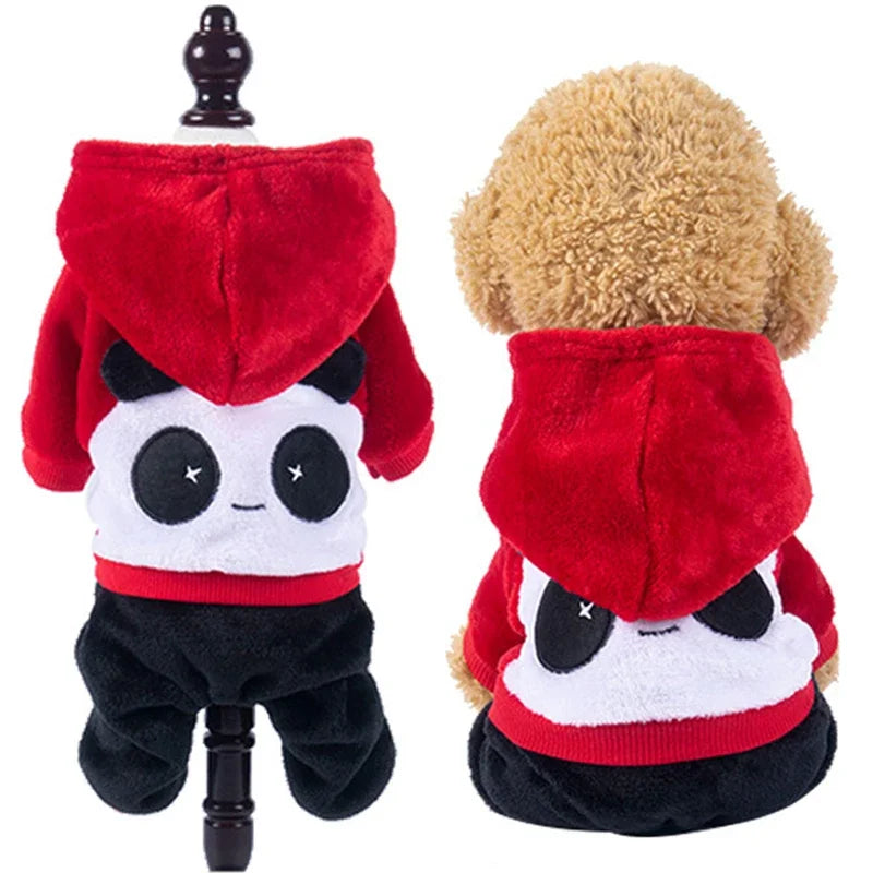Soft Flannel Winter Dog Jumpsuit