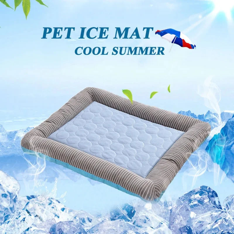 Ice Silk Cooling Pet Mat for Dogs and Cats