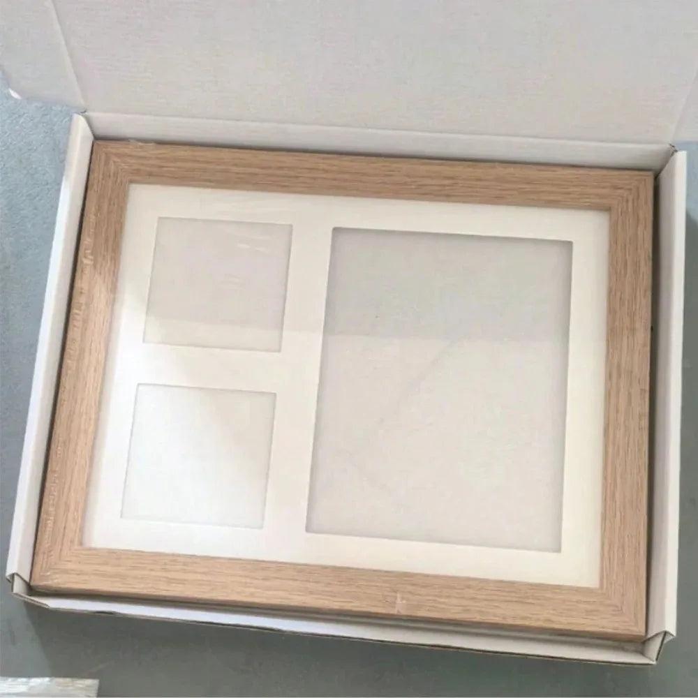 DIY Pet Paw Print Memorial Kit with Frame