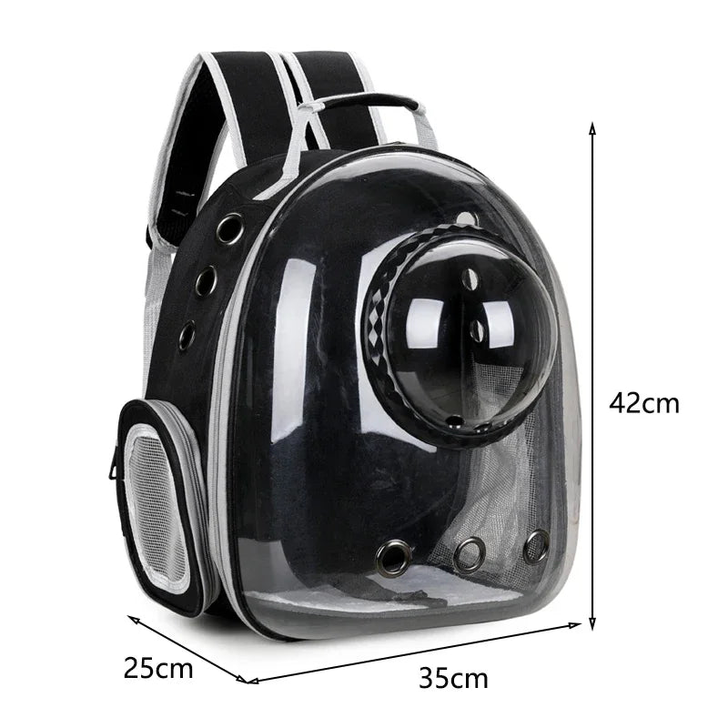 Transparent Portable Bubble Cat Carrier Backpack