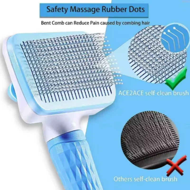 Pet Grooming and Hair Removal Bath Brush