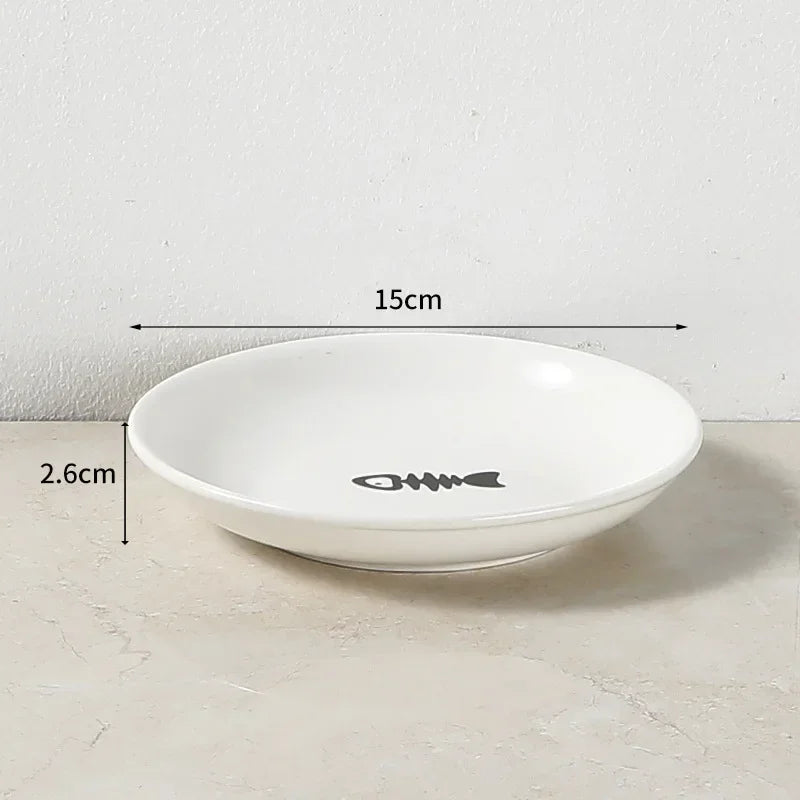 Raised Double Ceramic Pet Bowl and Stand