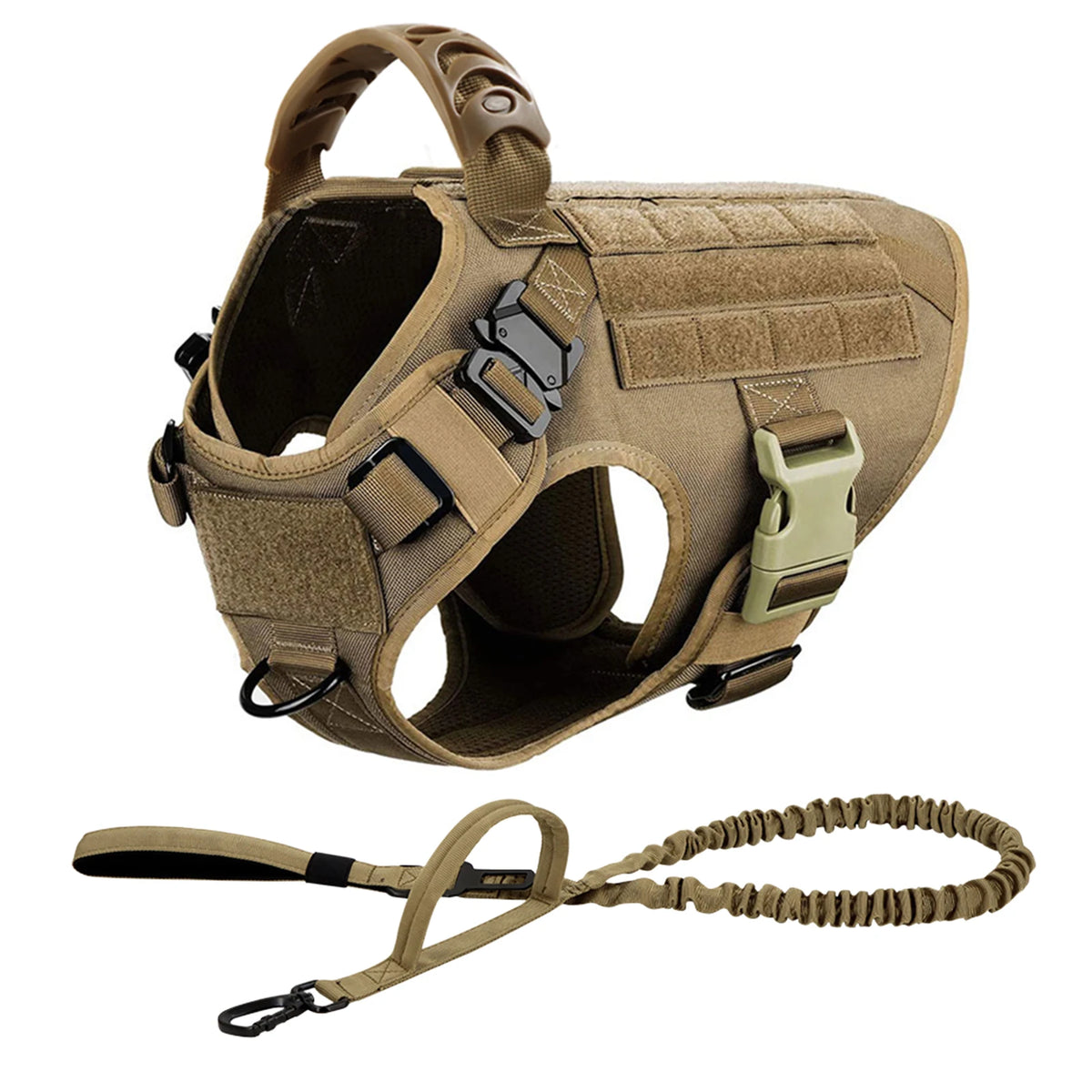 Military Tactical Dog Harness And Leash Set