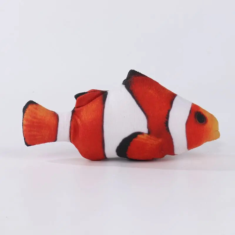 Interactive 3D Plush Fish Catnip Toy