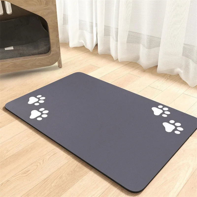 Absorbent Quick Dry Pet Feeding Mat