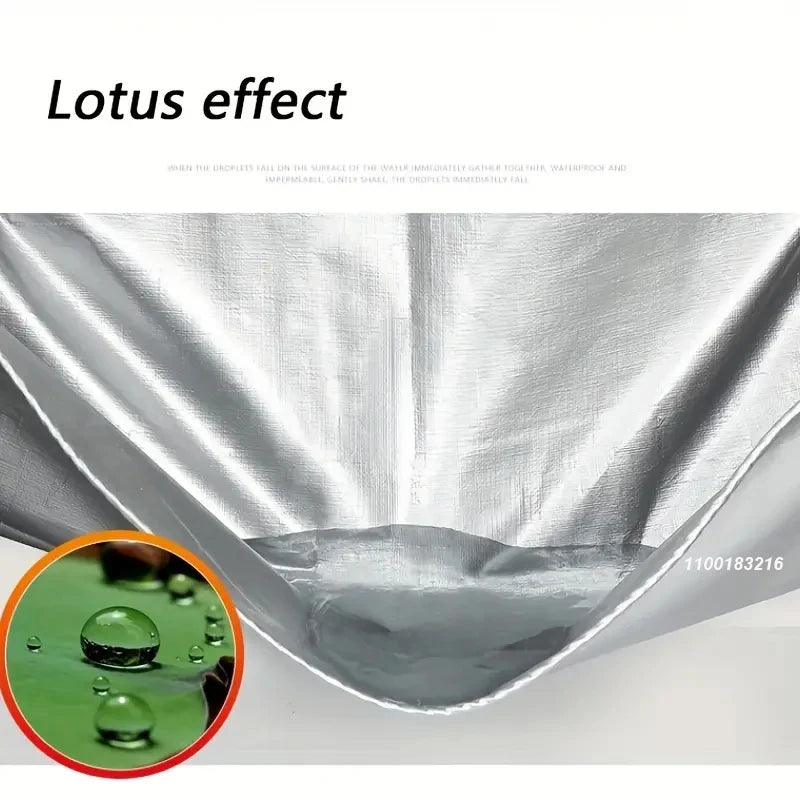 Waterproof PE 0.32mm Tarpaulin Sunshade Sail