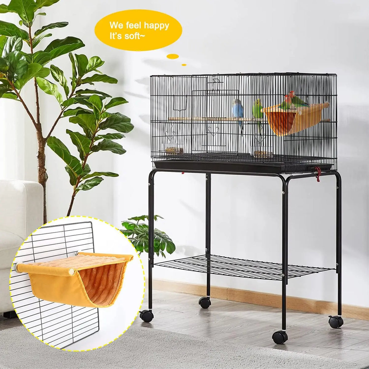 Parrot House Bird Nest Bed Cage Accessory