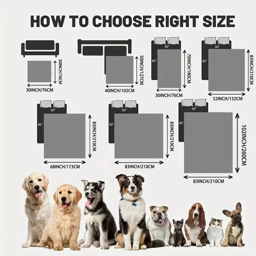 Waterproof Pet Bed and Furniture Protector Cover