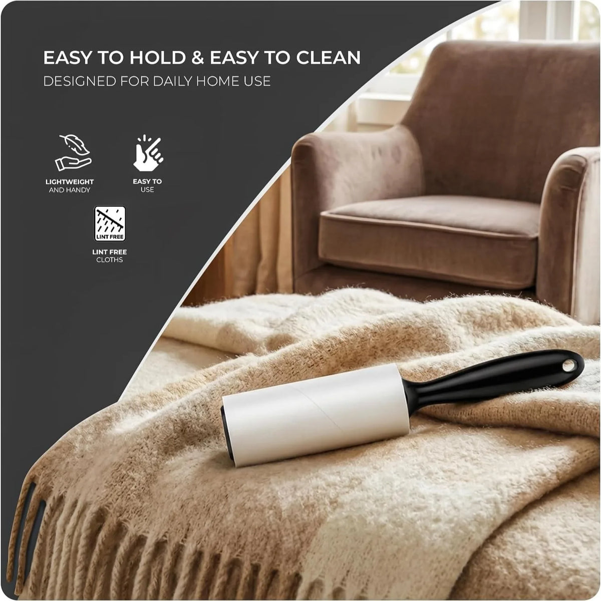 Pet Hair Remover Lint Roller and Refills