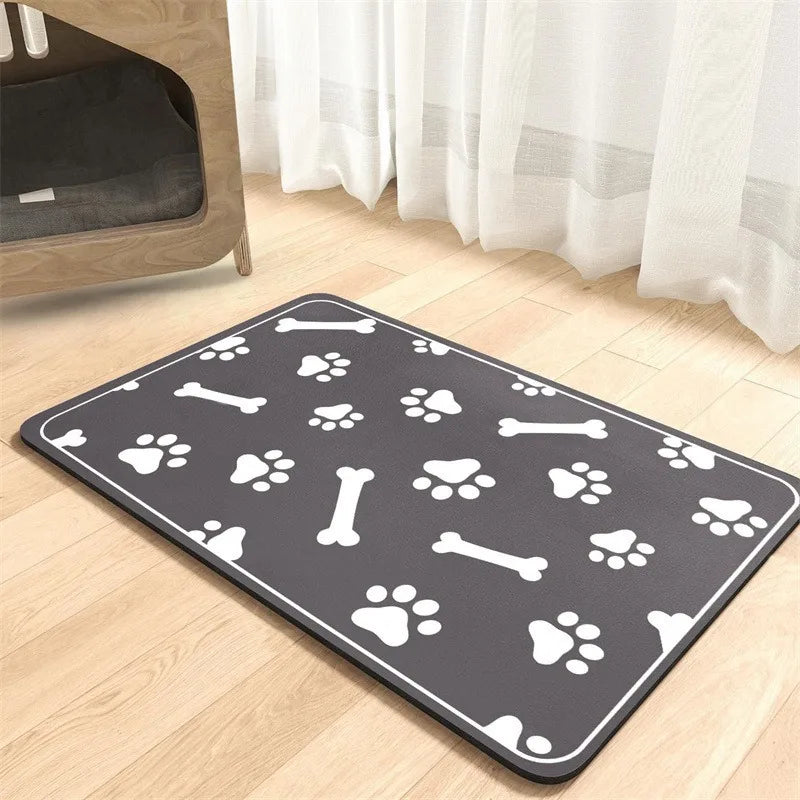 Absorbent Quick Dry Pet Feeding Mat