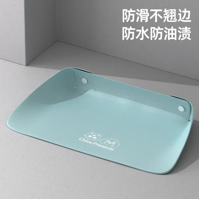 Foldable Waterproof Leather Pet Feeding Mat