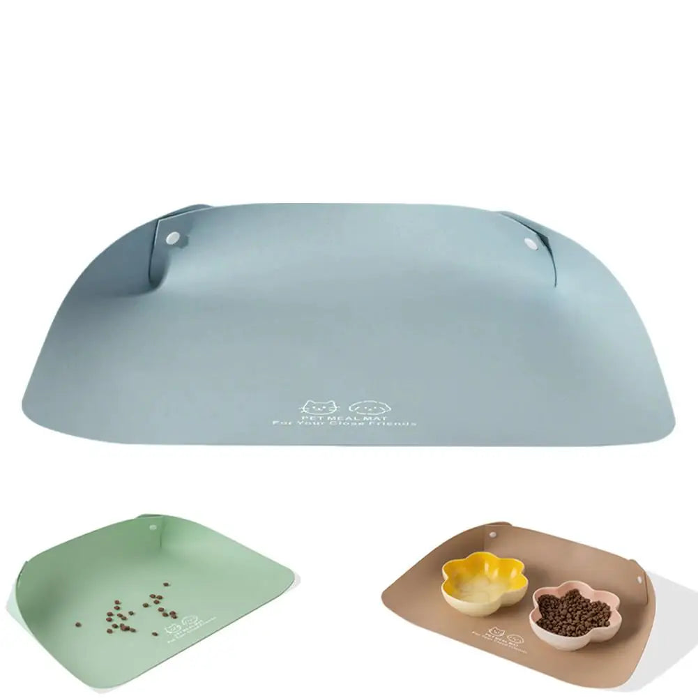 Waterproof PU Leather Anti-Spill Pet Feeding Mat