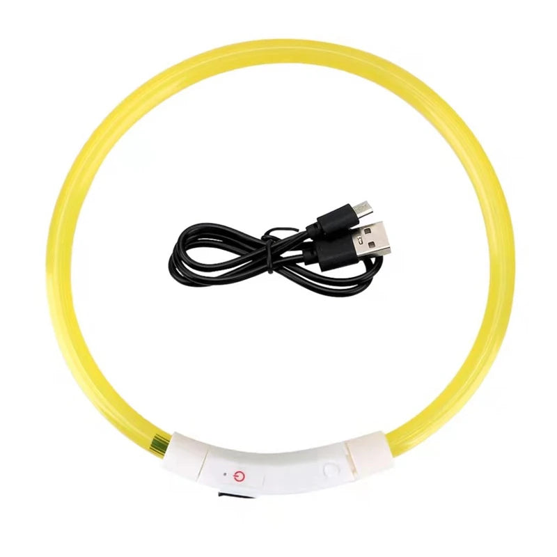 Rechargeable LED Safety Dog Collar