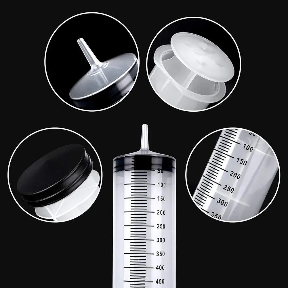 Large Capacity Pet Feeding and Liquid Syringe with Hose