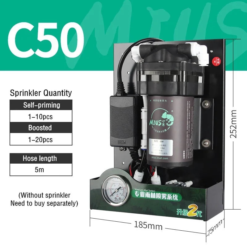 C Series Silent Reptile Fogger and Rainforest Humidifier