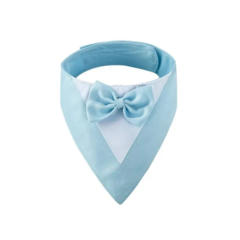 Adjustable Formal Dog Bow Tie Bandana Pet Scarf