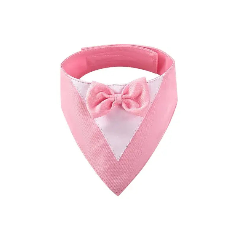 Adjustable Formal Dog Bow Tie Bandana Pet Scarf