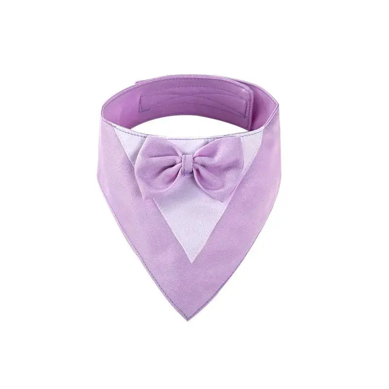 Adjustable Formal Dog Bow Tie Bandana Pet Scarf
