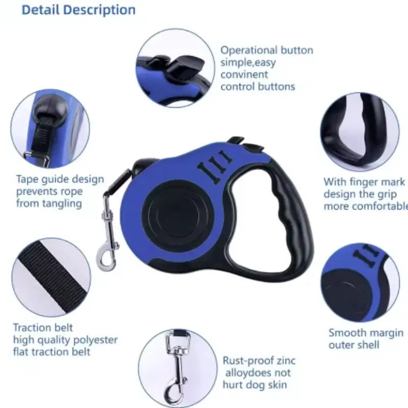 Automatic Telescopic Pet Leash for Dogs