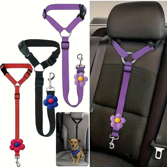 Dog Safety Seat Belt Pet Car Tether