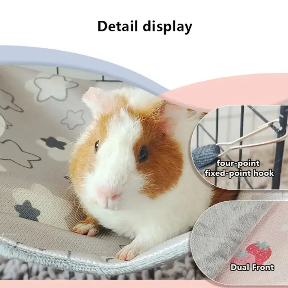 Double-Sided Ice Silk Guinea Pig Hammock
