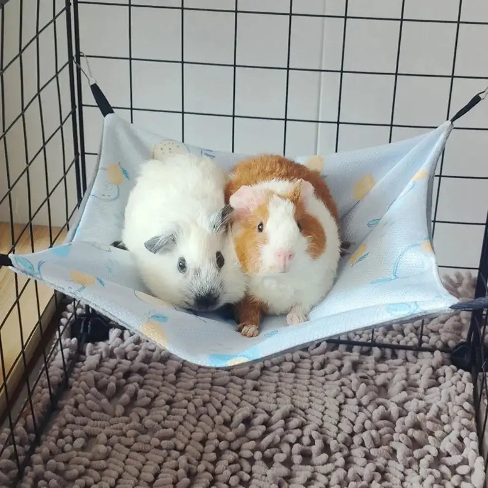 Double-Sided Ice Silk Guinea Pig Hammock