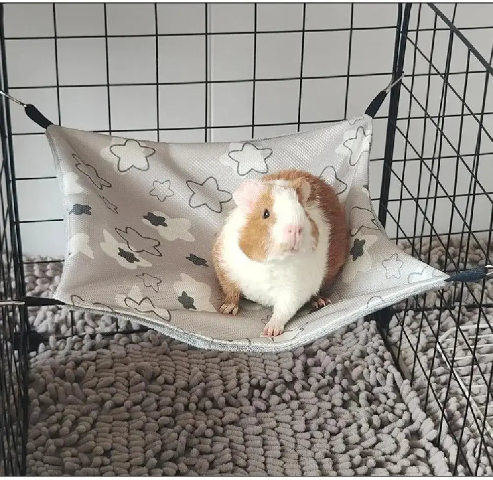 Double-Sided Ice Silk Guinea Pig Hammock