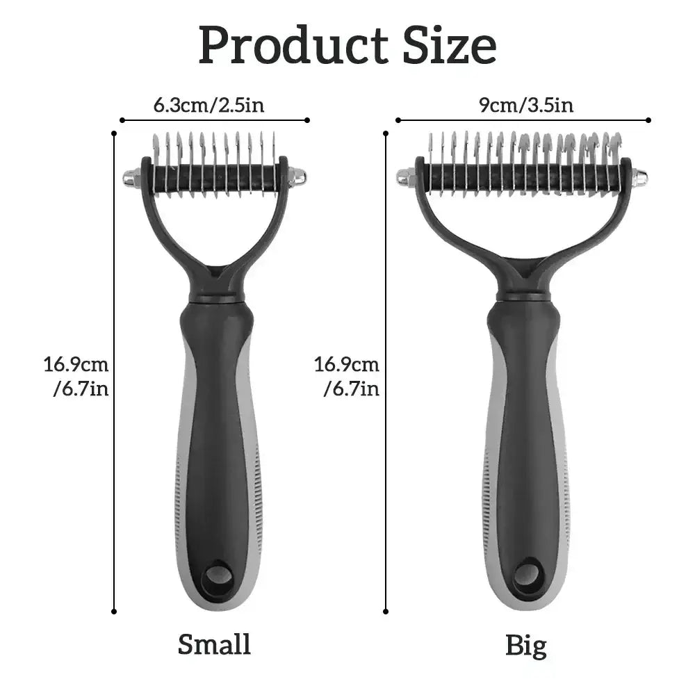 Double Sided Pet Grooming Comb for Cats and Dogs