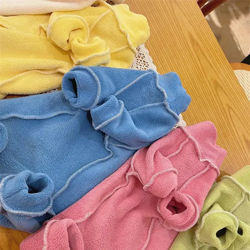 Warm Fleece FourLegged Jumpsuit for Sphynx Cats