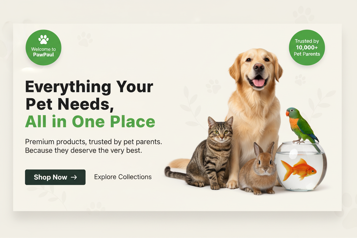 PawPaul Hero Banner