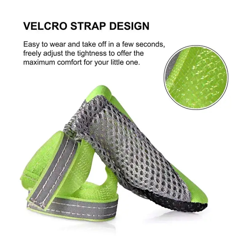 Reflective Waterproof Summer Dog Shoes
