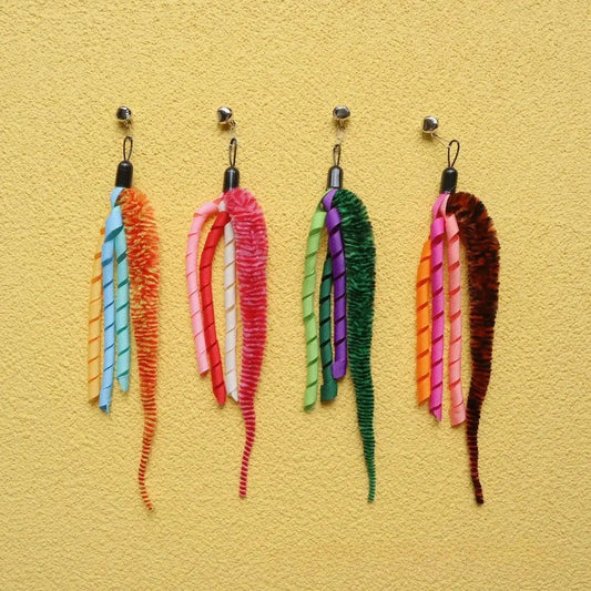 Plush Ball Cat Toy Wand Replacement Heads