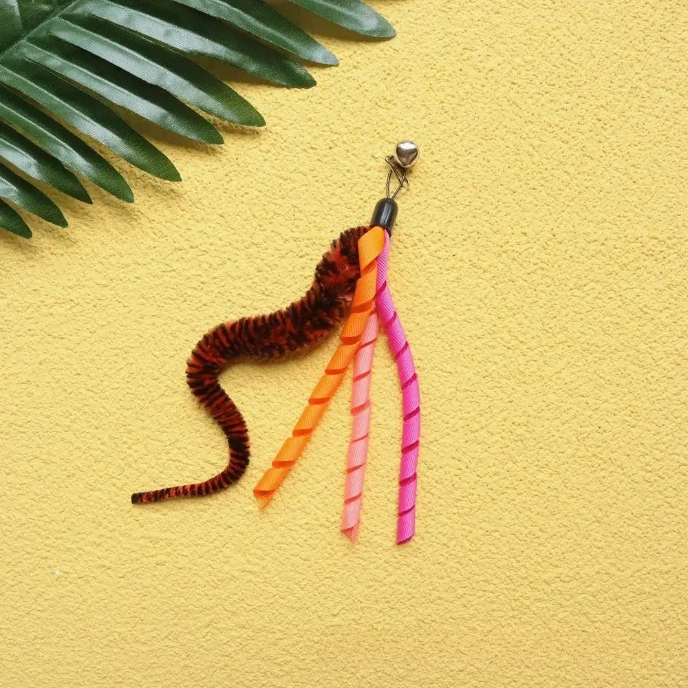 Plush Ball Cat Toy Wand Replacement Heads