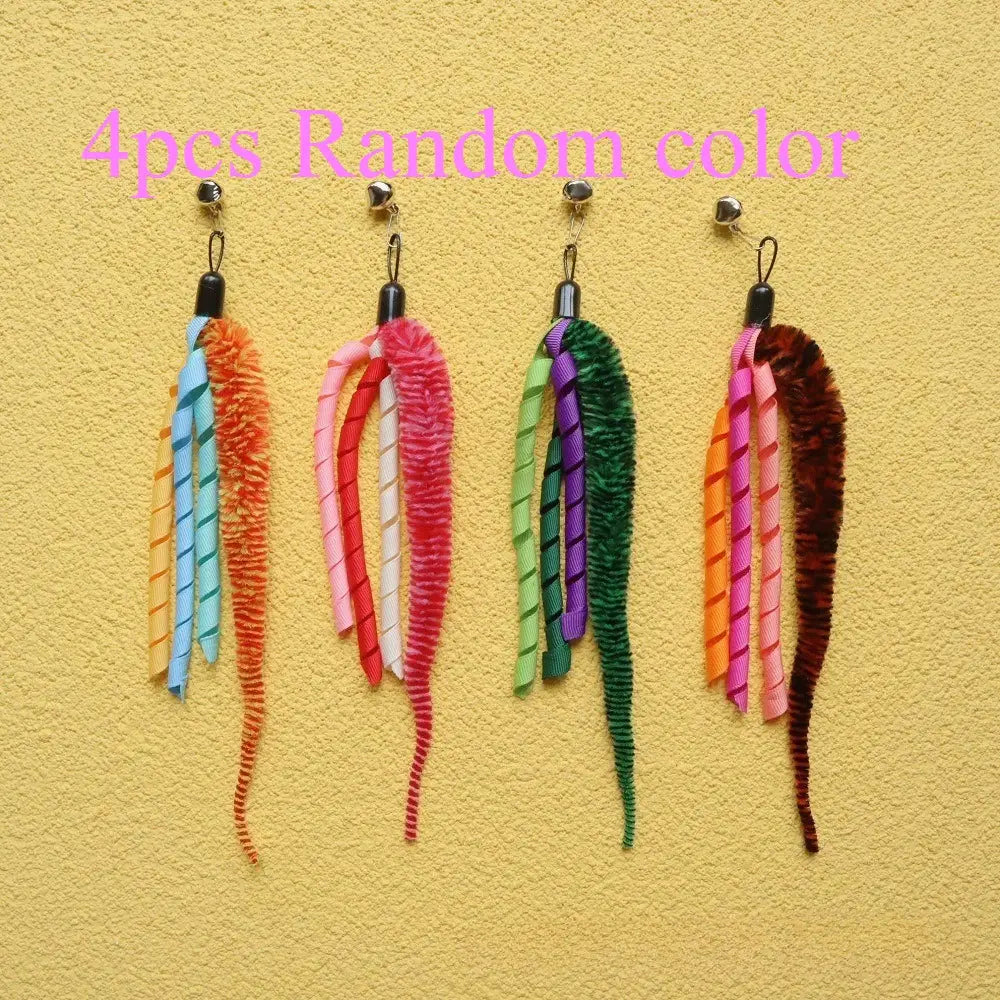 Plush Ball Cat Toy Wand Replacement Heads