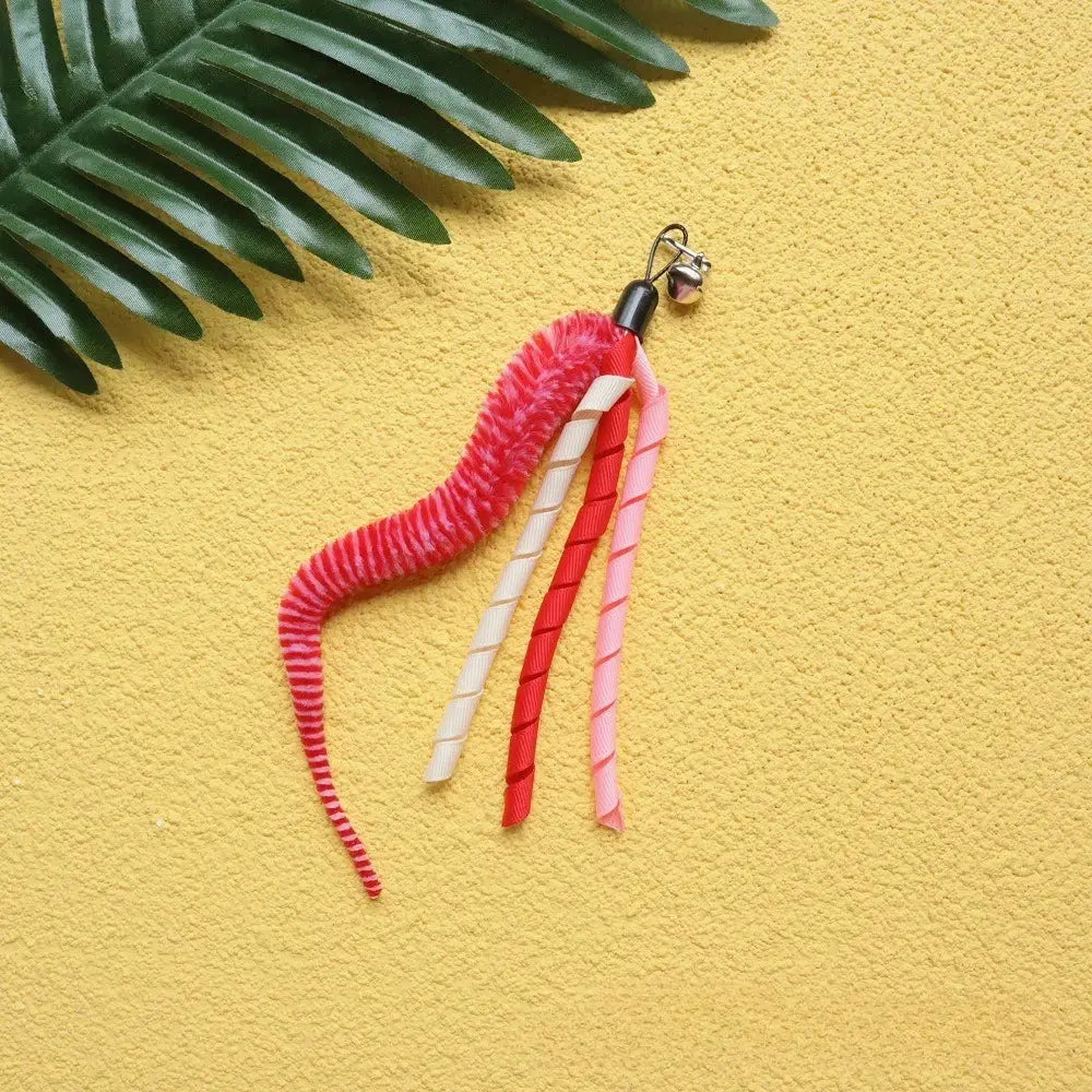 Plush Ball Cat Toy Wand Replacement Heads