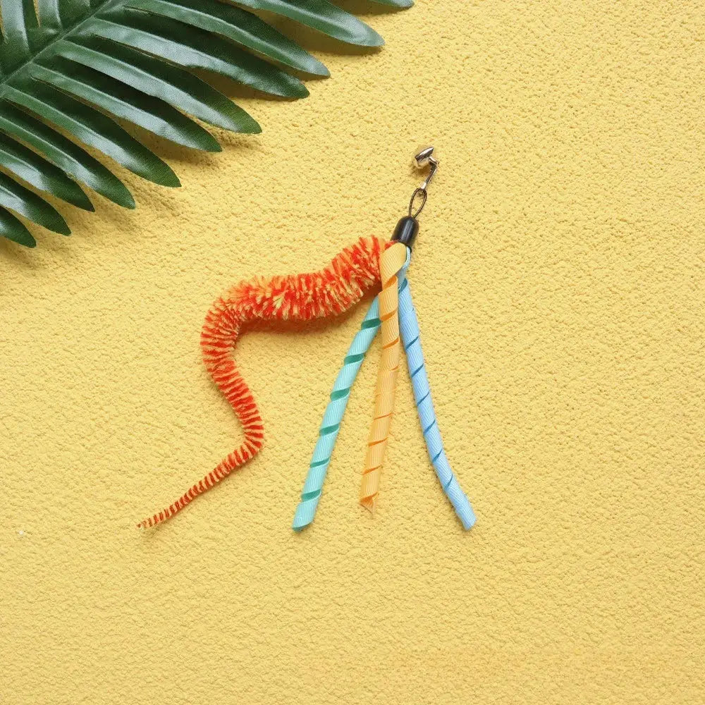 Plush Ball Cat Toy Wand Replacement Heads