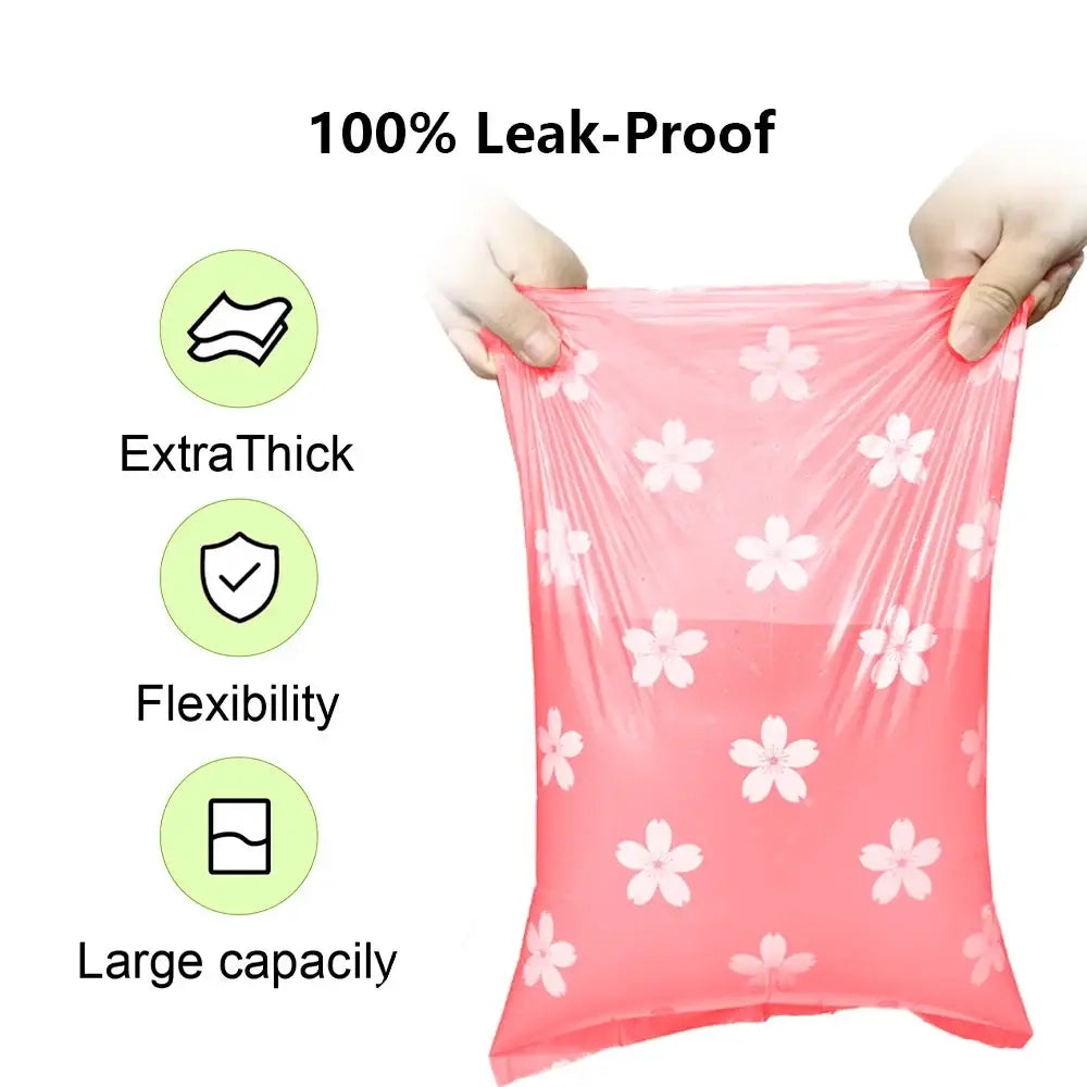 Scented Photodegradable Dog Poop Bags with Dispenser