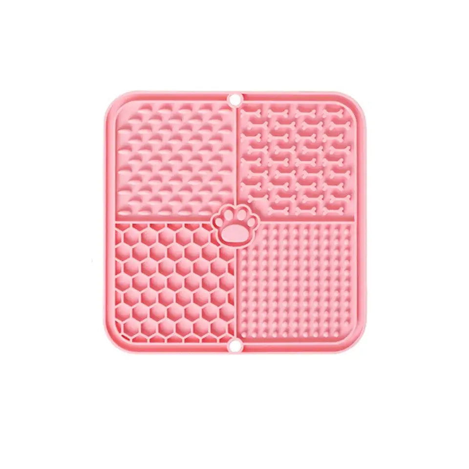 Silicone Slow Feeder Licking Mat for Dogs and Cats