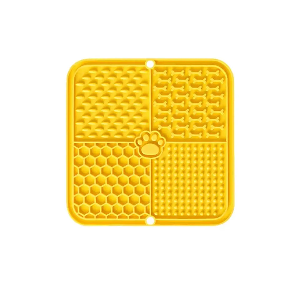 Silicone Slow Feeder Licking Mat for Dogs and Cats