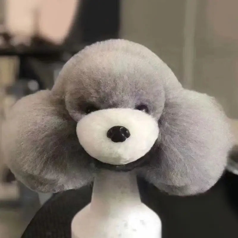 Synthetic Dog Grooming Training Mannequin Head